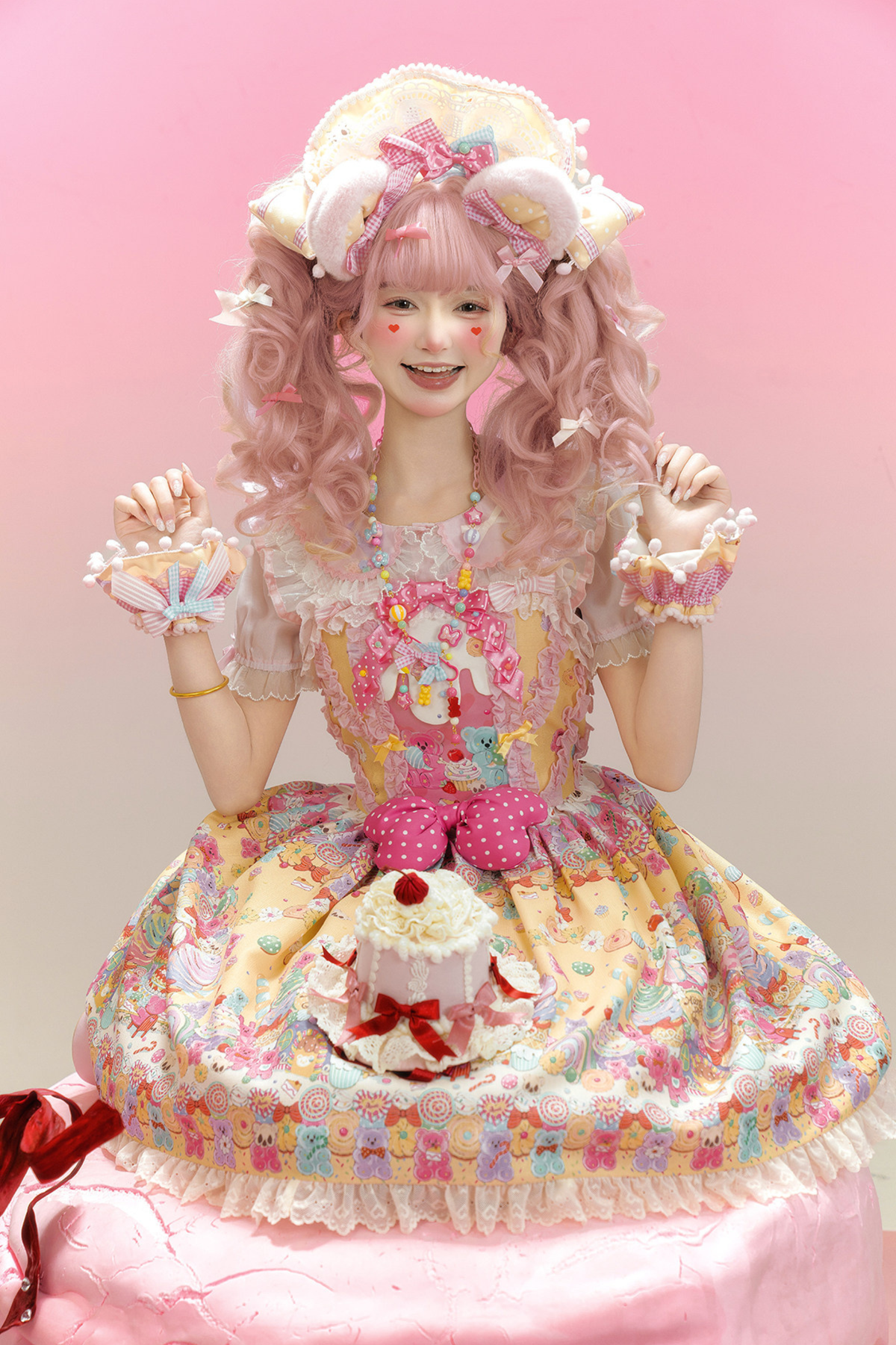 Sweetheart Candy Suspender Skirt + Jumper Skirt