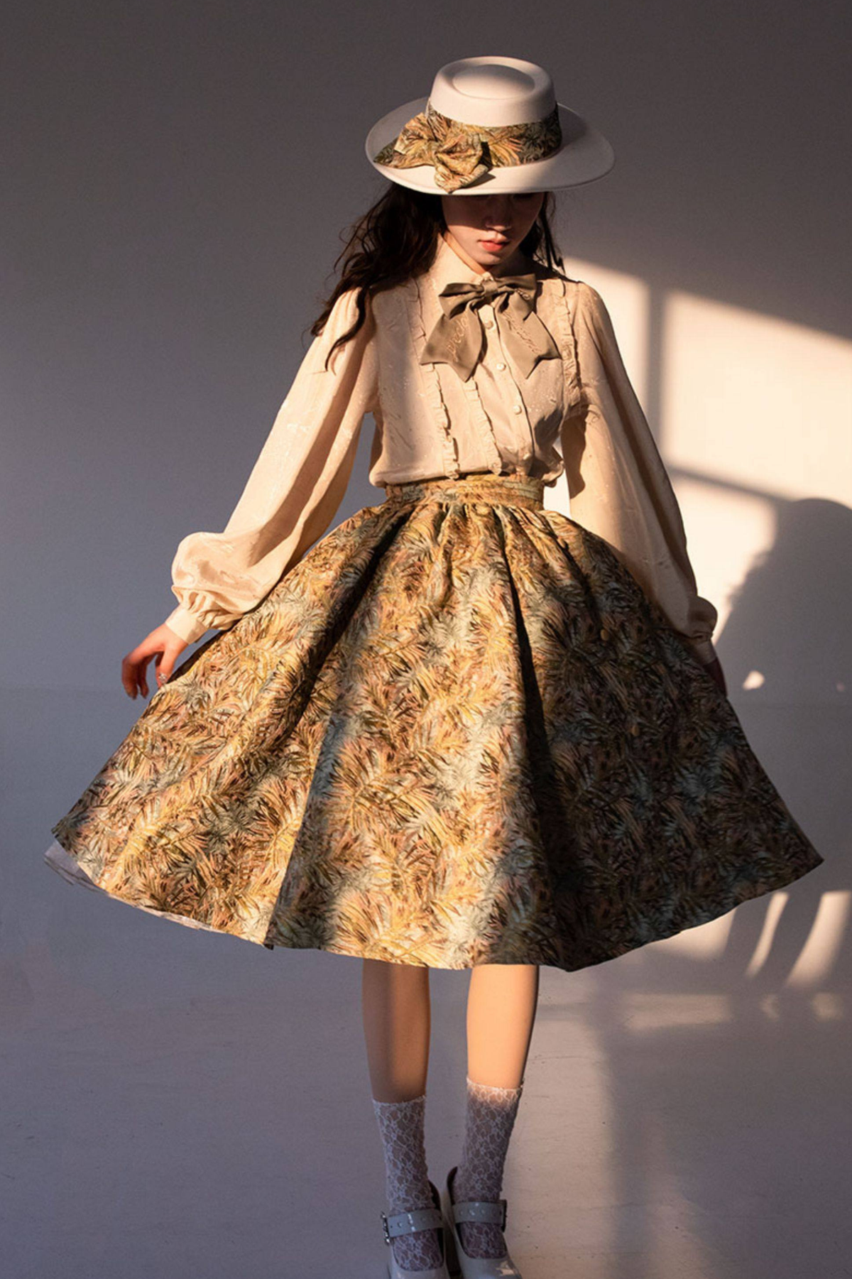 Golden Years Jacquard Dress