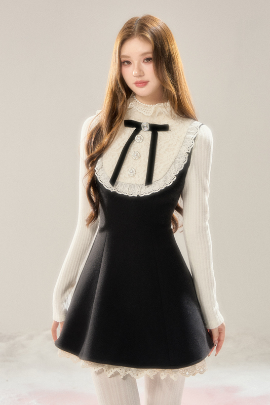French Doll Style Flare Dress