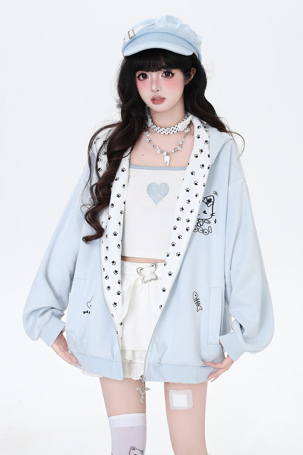 Subculture Cat Ear Hooded Jacket
