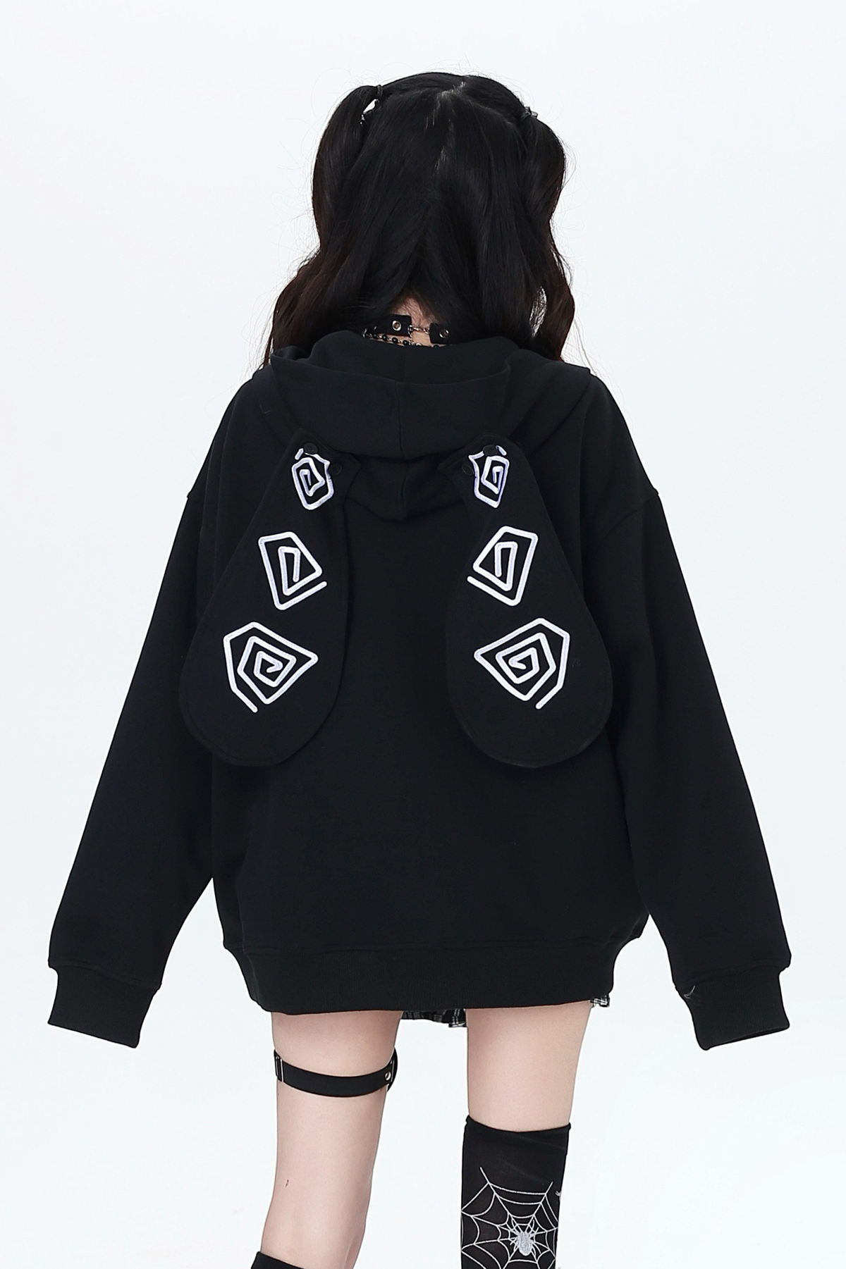 Rabbit Ear Loose Hoodie