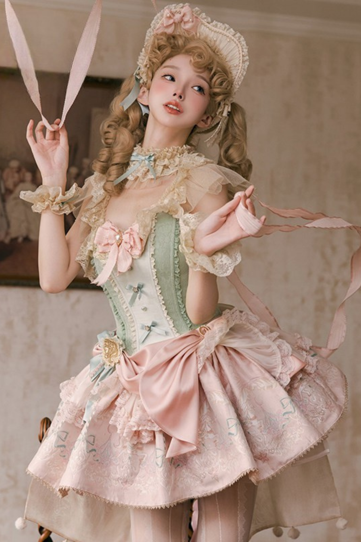Little Dia Sweet Lolita Dress + BNT + Neck Accessories