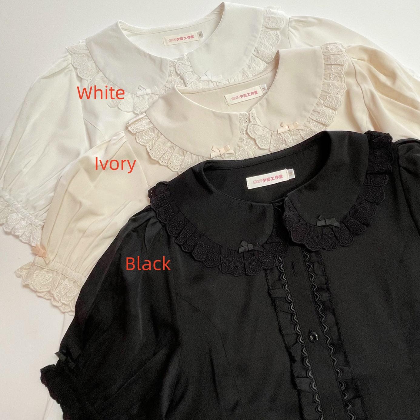 Sweet Short Sleeve Chiffon Lolita Blouse