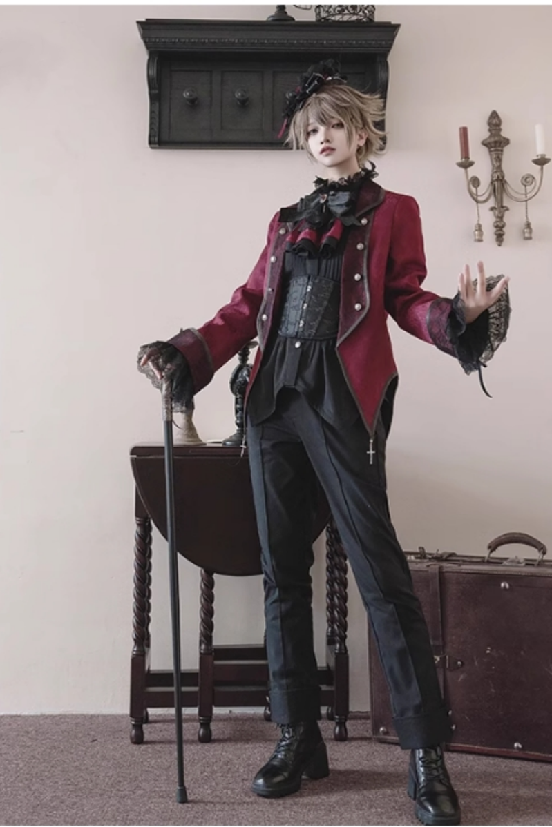 Ouji Lolita Shorts Suits Prince Male Lolita Shirt