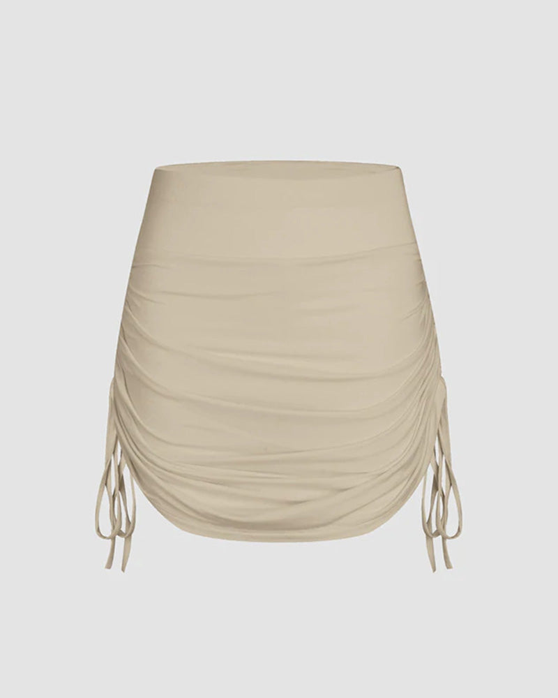 Veiled Desires Skirt Khaki One Size