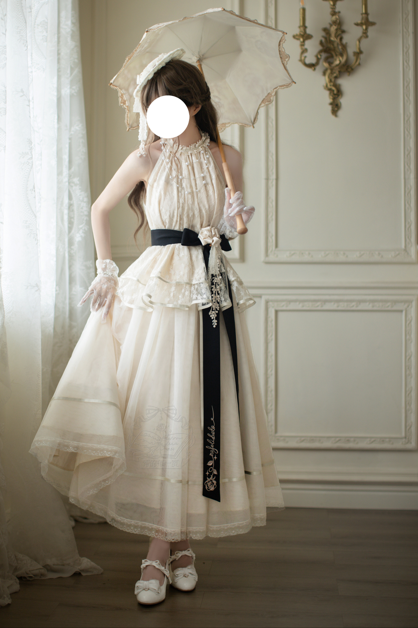 [Pre-order] Retro Elegant Inner + Top + Skirt + Accessories
