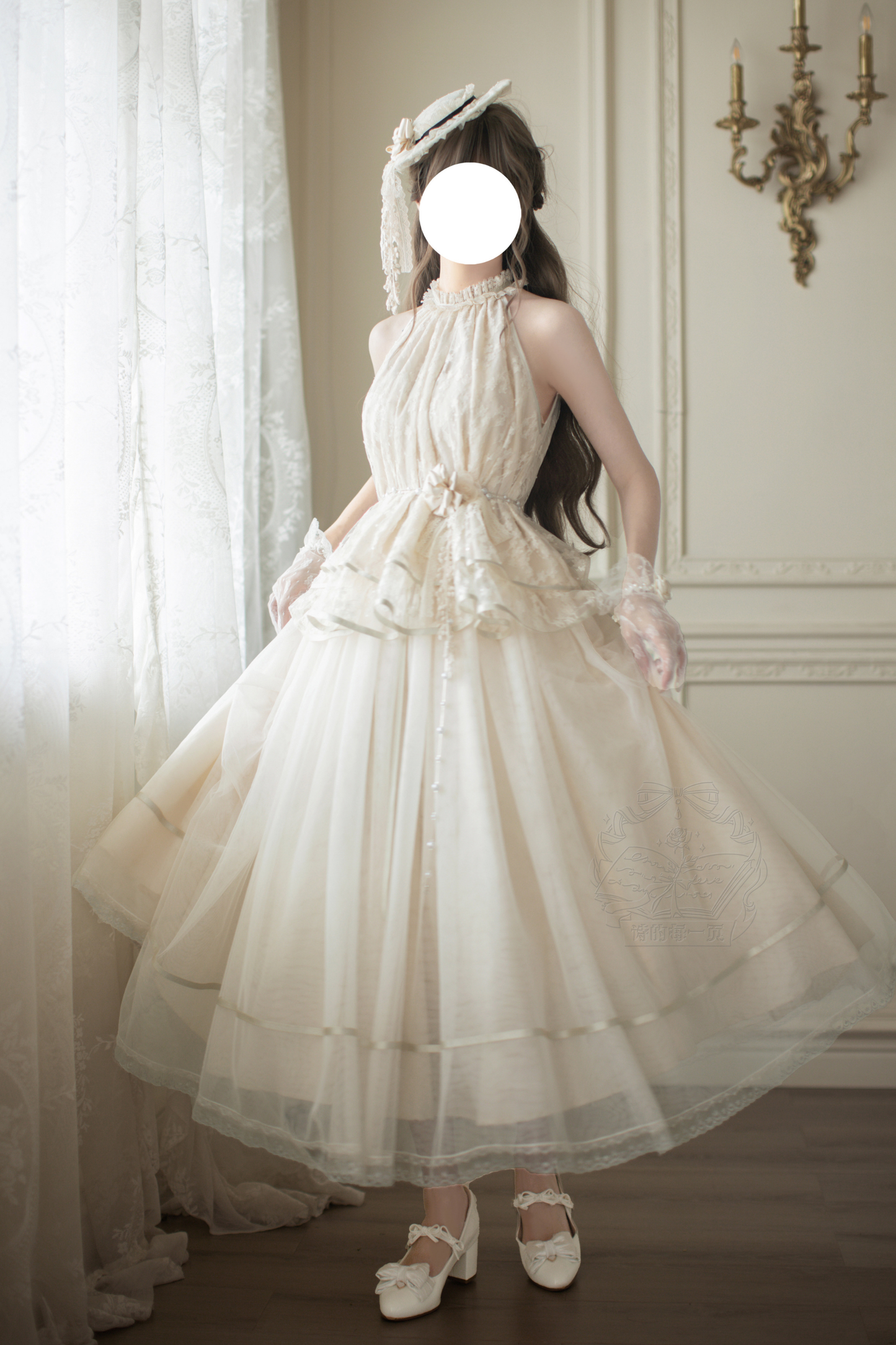 [Pre-order] Retro Elegant Inner + Top + Skirt + Accessories