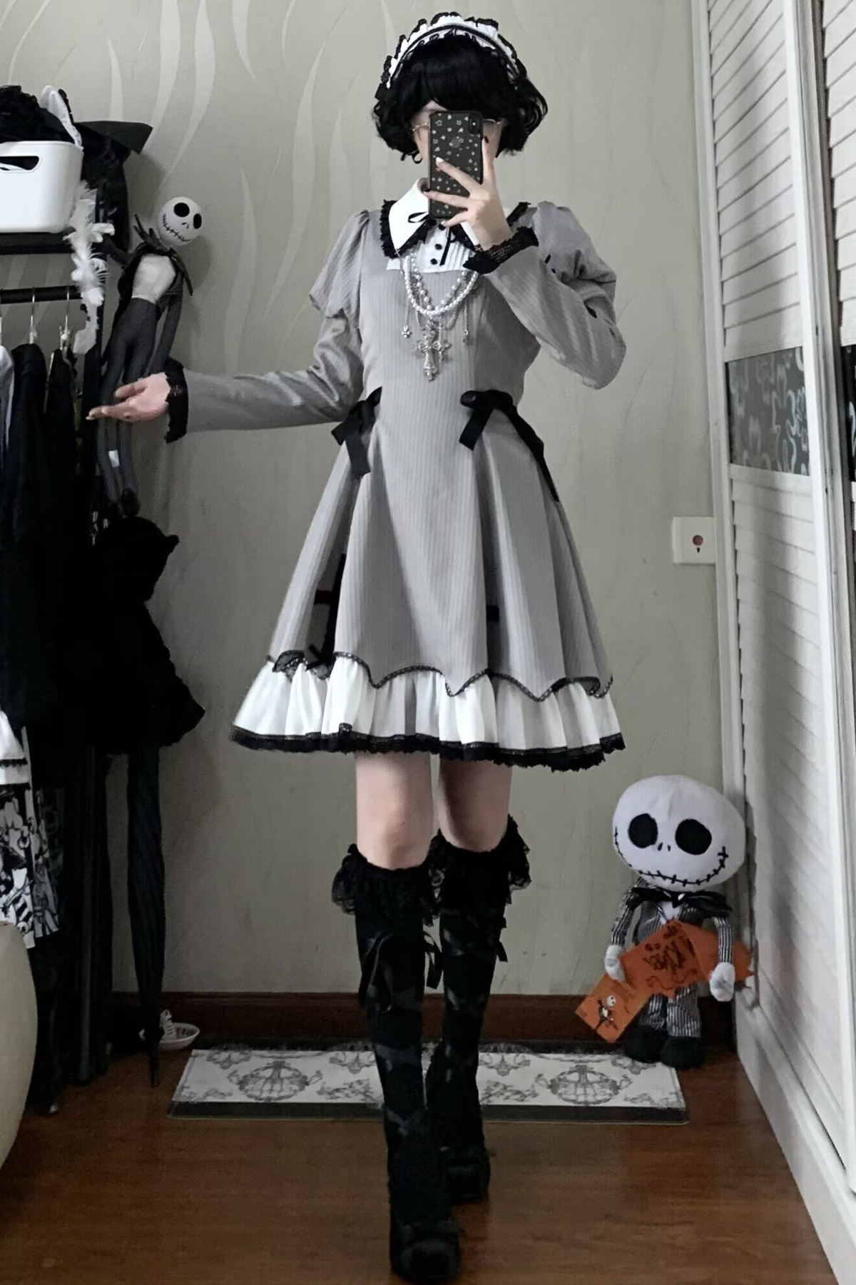 [Reservation deadline February 26th] Retro Gothic Lolita Dress + Hairband