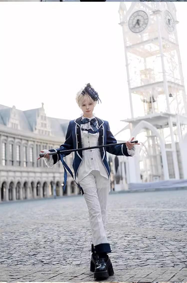 Ouji Lolita Shorts Suits Prince Male Lolita Shirt
