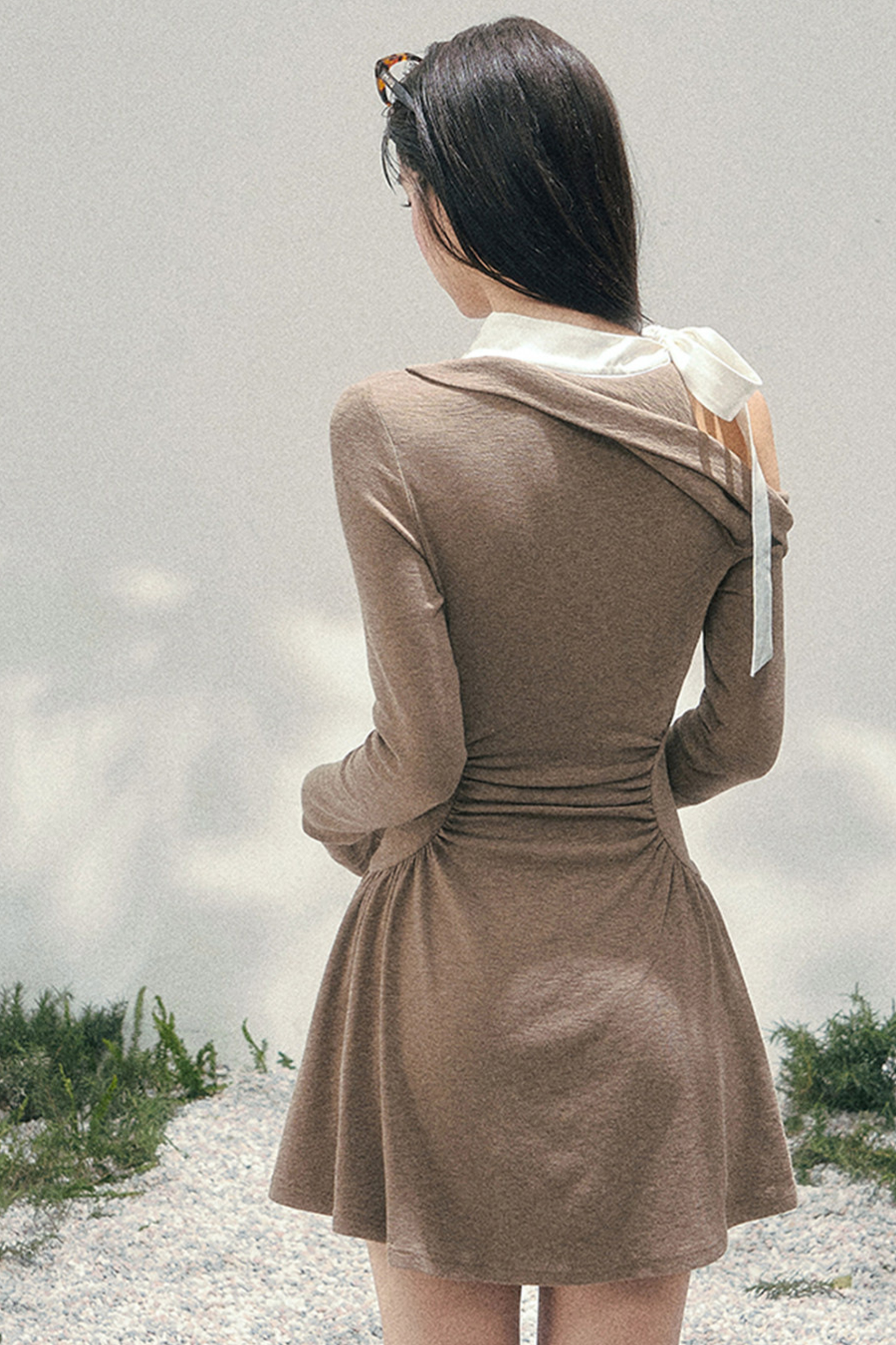 French Lace Off-Shoulder Dress