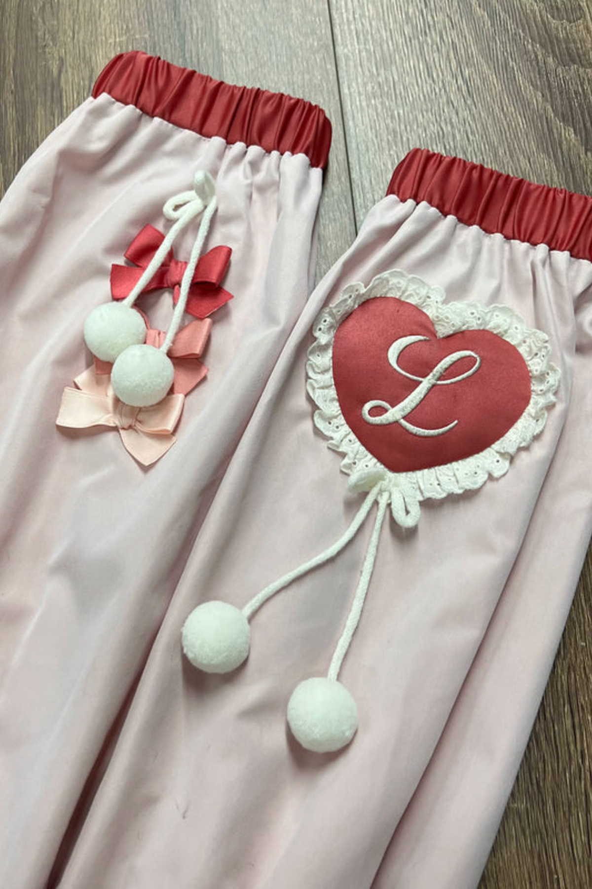 Scarlet Heartbeat Sleeveless Dress + Sleeves + Headband + Leg Warmers
