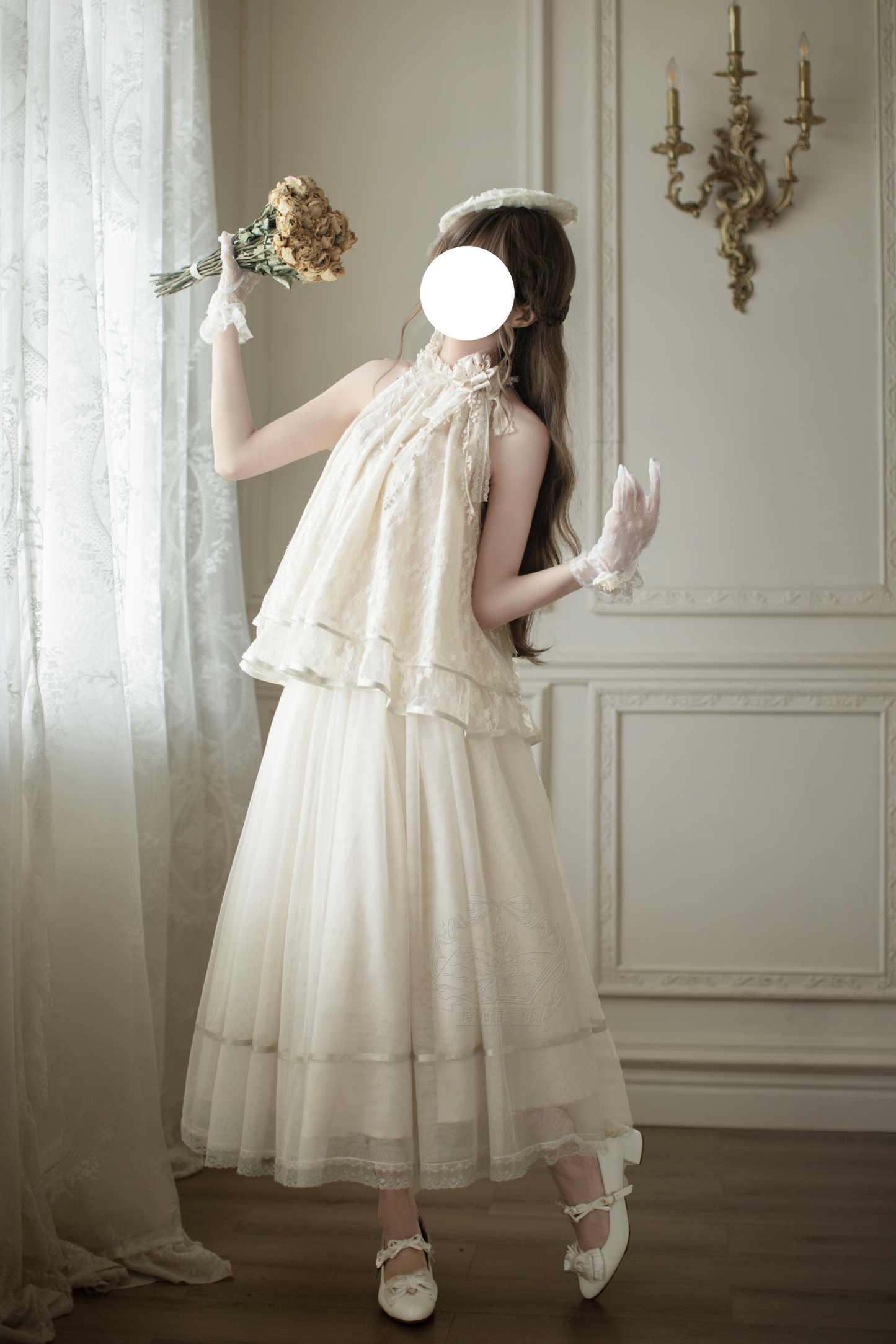 [Pre-order] Retro Elegant Inner + Top + Skirt + Accessories