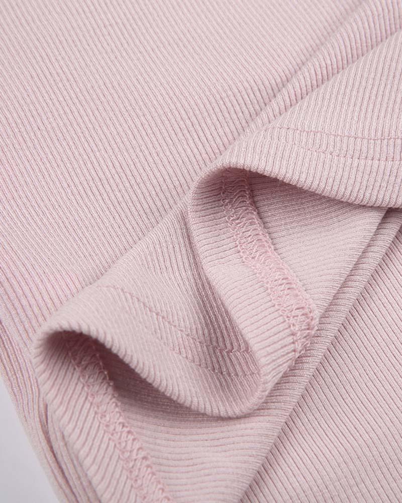 Unmaker Pink Long Sleeve Top