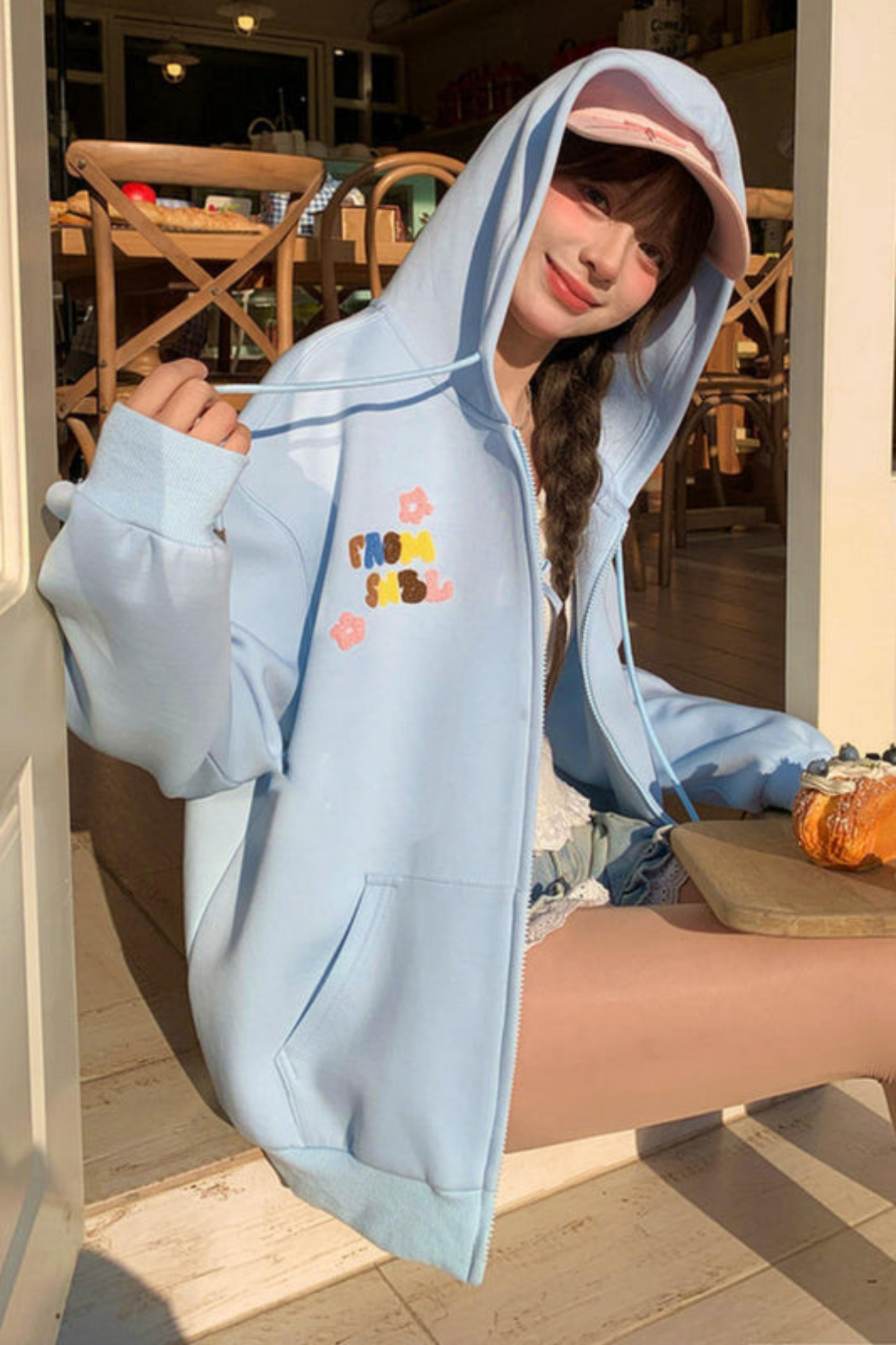 Mori Girl Loose Hoodie