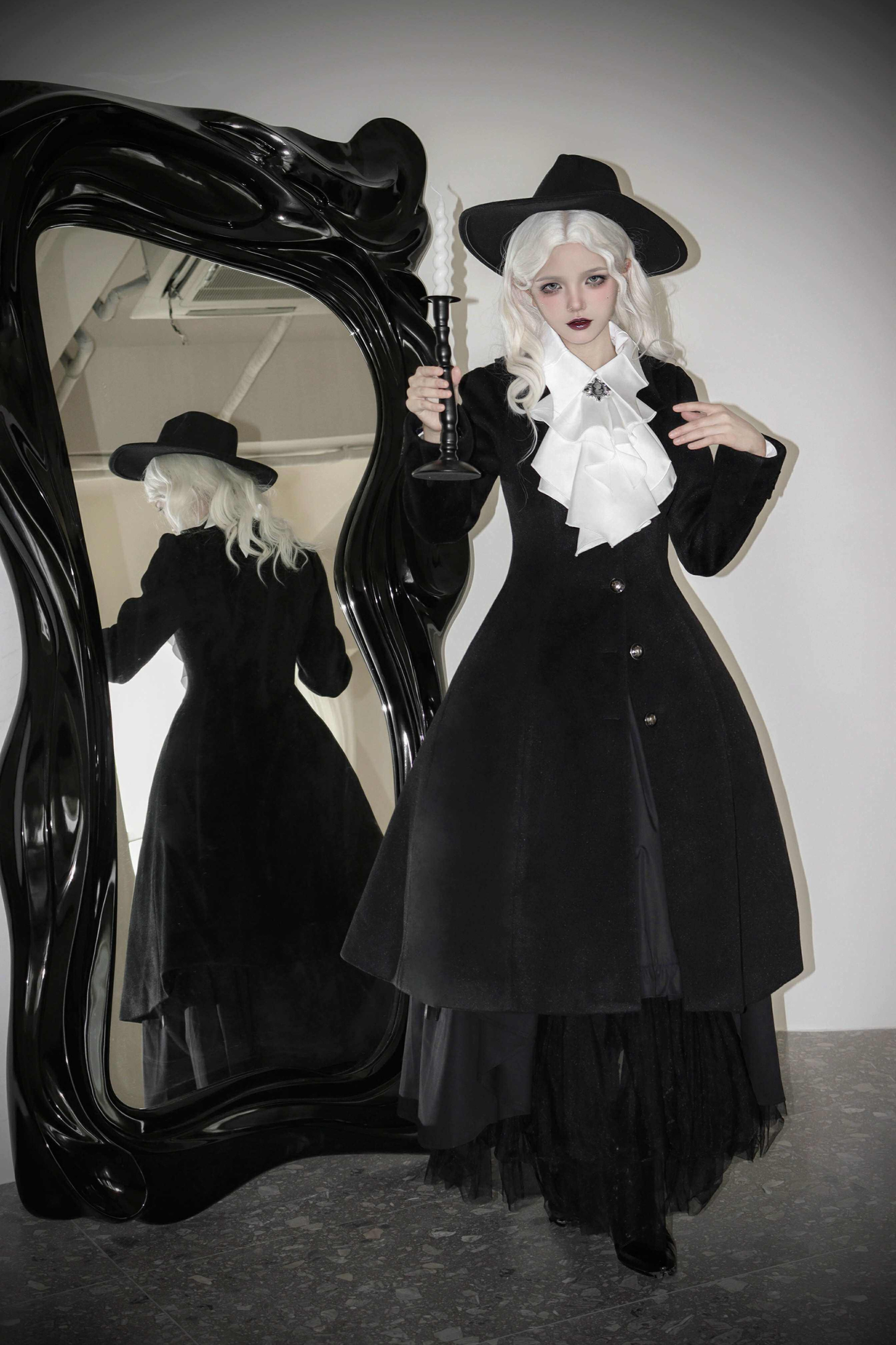 Gothic Wool Coat Suit