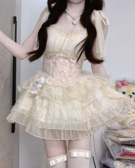 Sweet Fairy Princess Coquette Dress