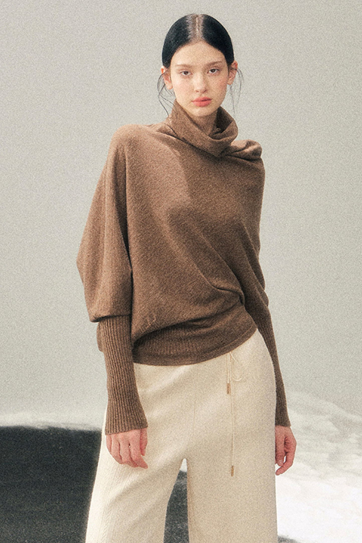 Chic Edgy Knit Sweater