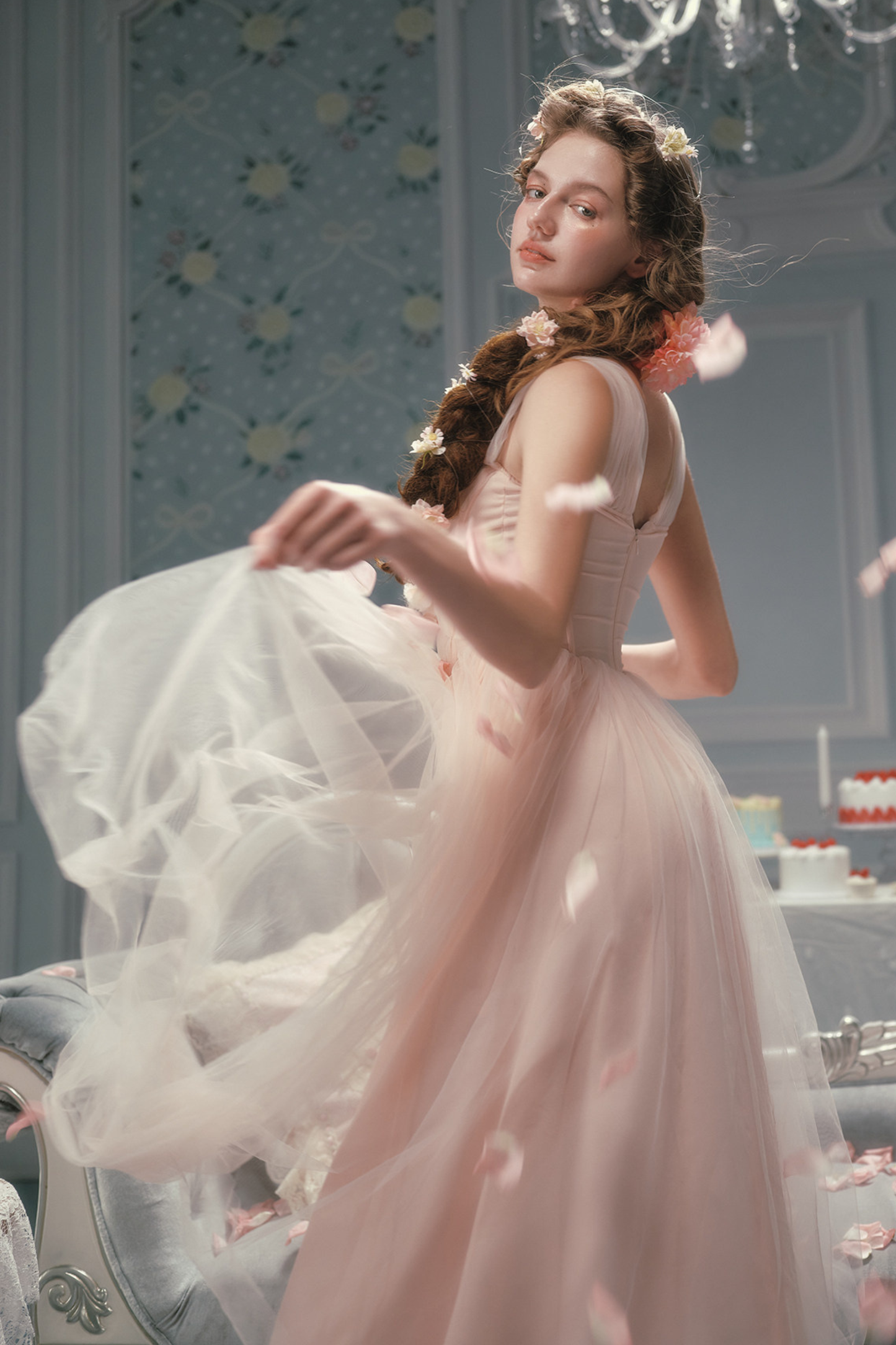 Romantic French Lace Dress