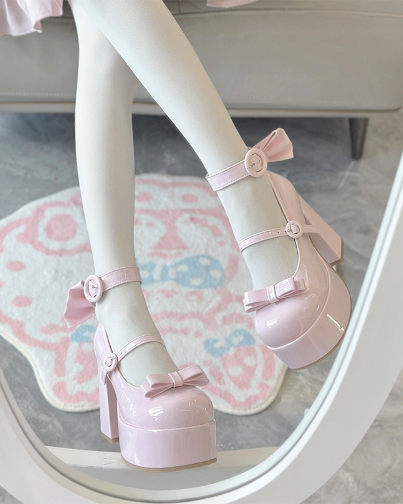 Fairy Lolita High Heel Platform Shoes Coquette Shoes