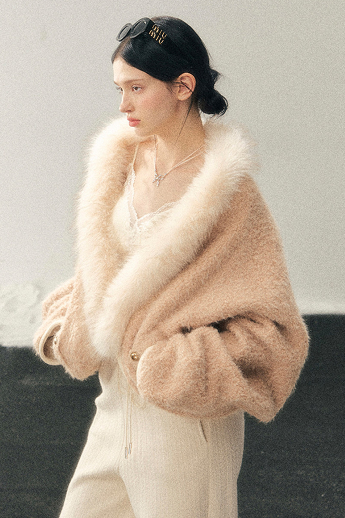 French Warm Fur Coat