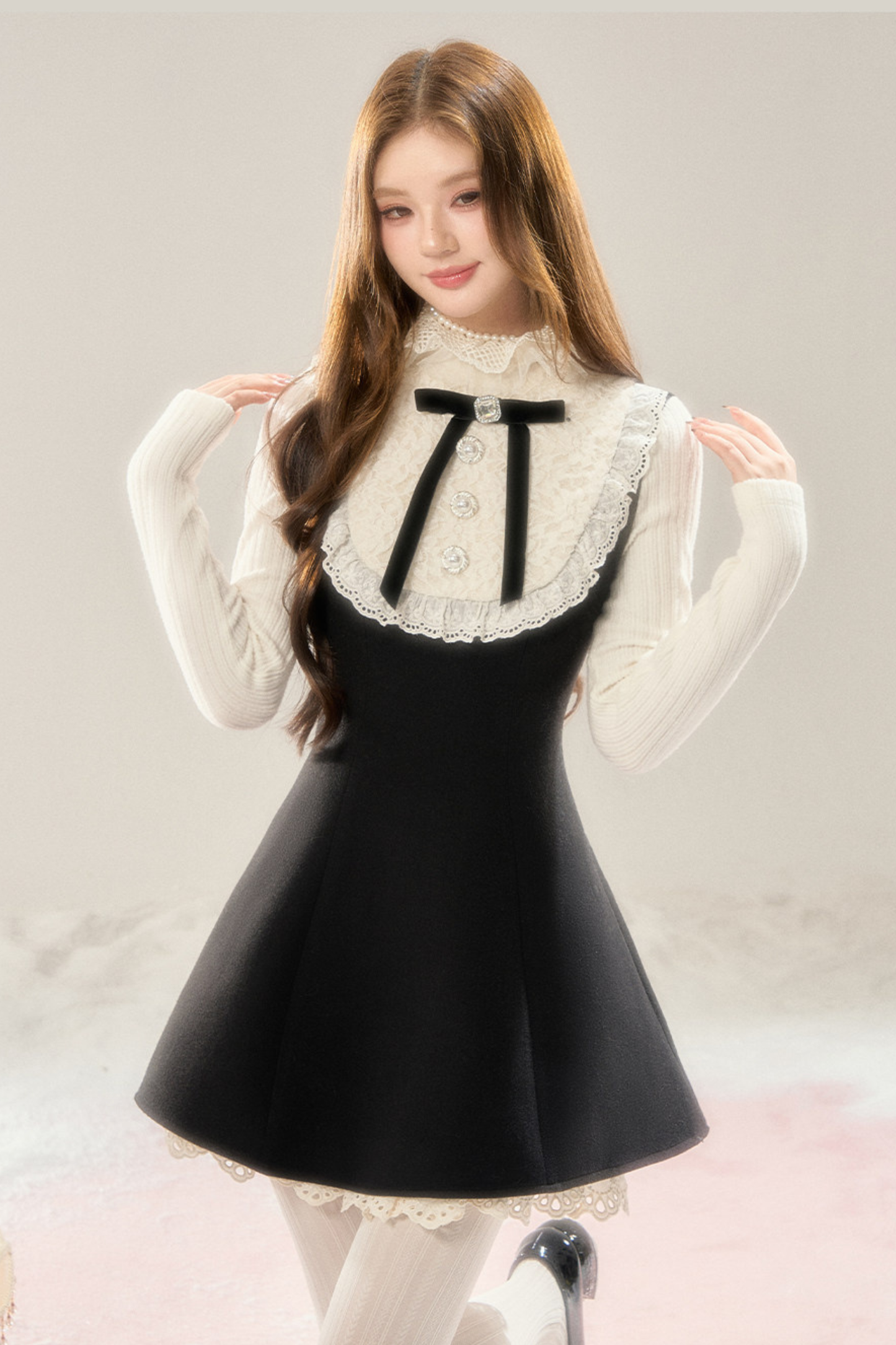 French Doll Style Flare Dress