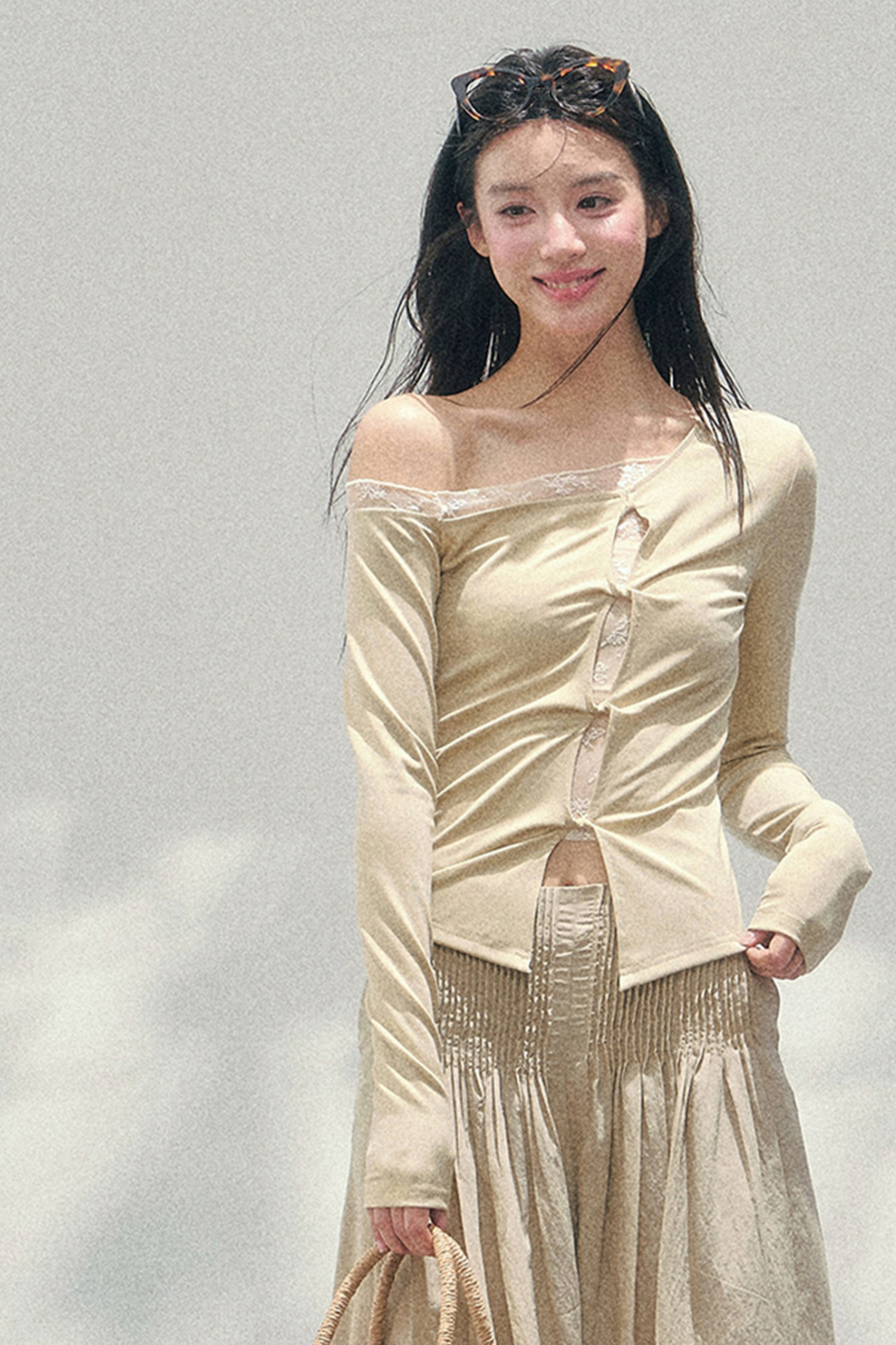 Lace Off-Shoulder Top
