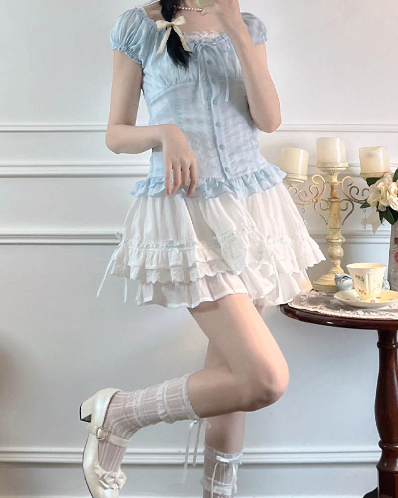 Vintage Doll-like Nana Style Coord Set