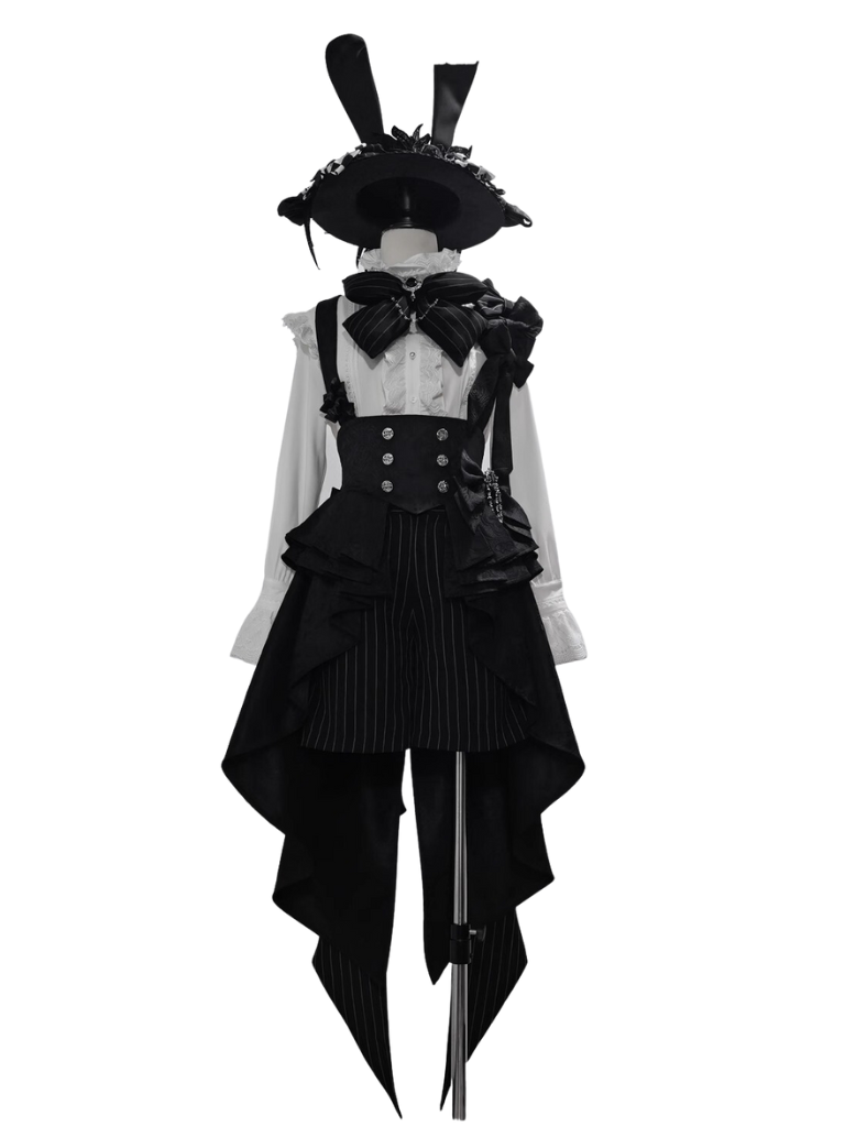 Rabbit Theatre Jacquard Version Lolita Prince Shirt Waist Seal Suit [Reserved Item].