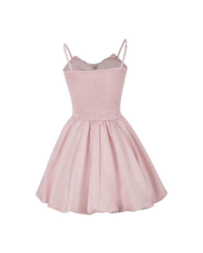 French Birthday Pink Tube Coquette Dress