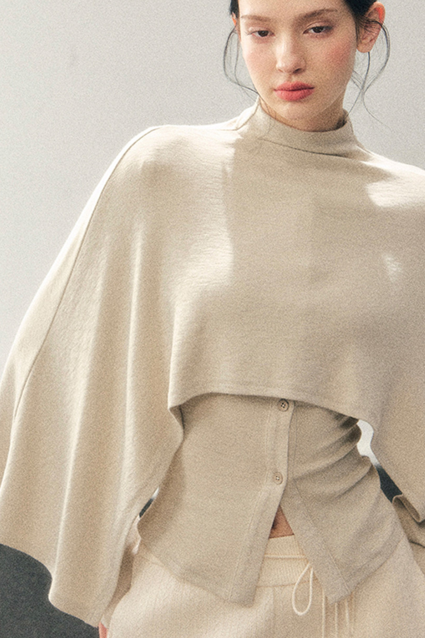 Edgy Tight Shawl + Top