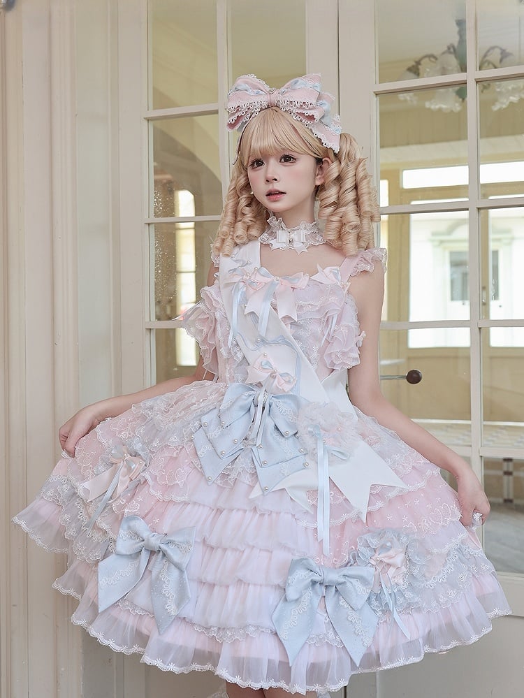 [Pre-order] Pink Blue Romantic Lace Lolita Series Accessories