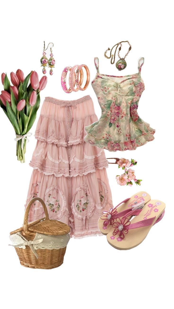 French Girly Floral Halter Chiffon Camisole