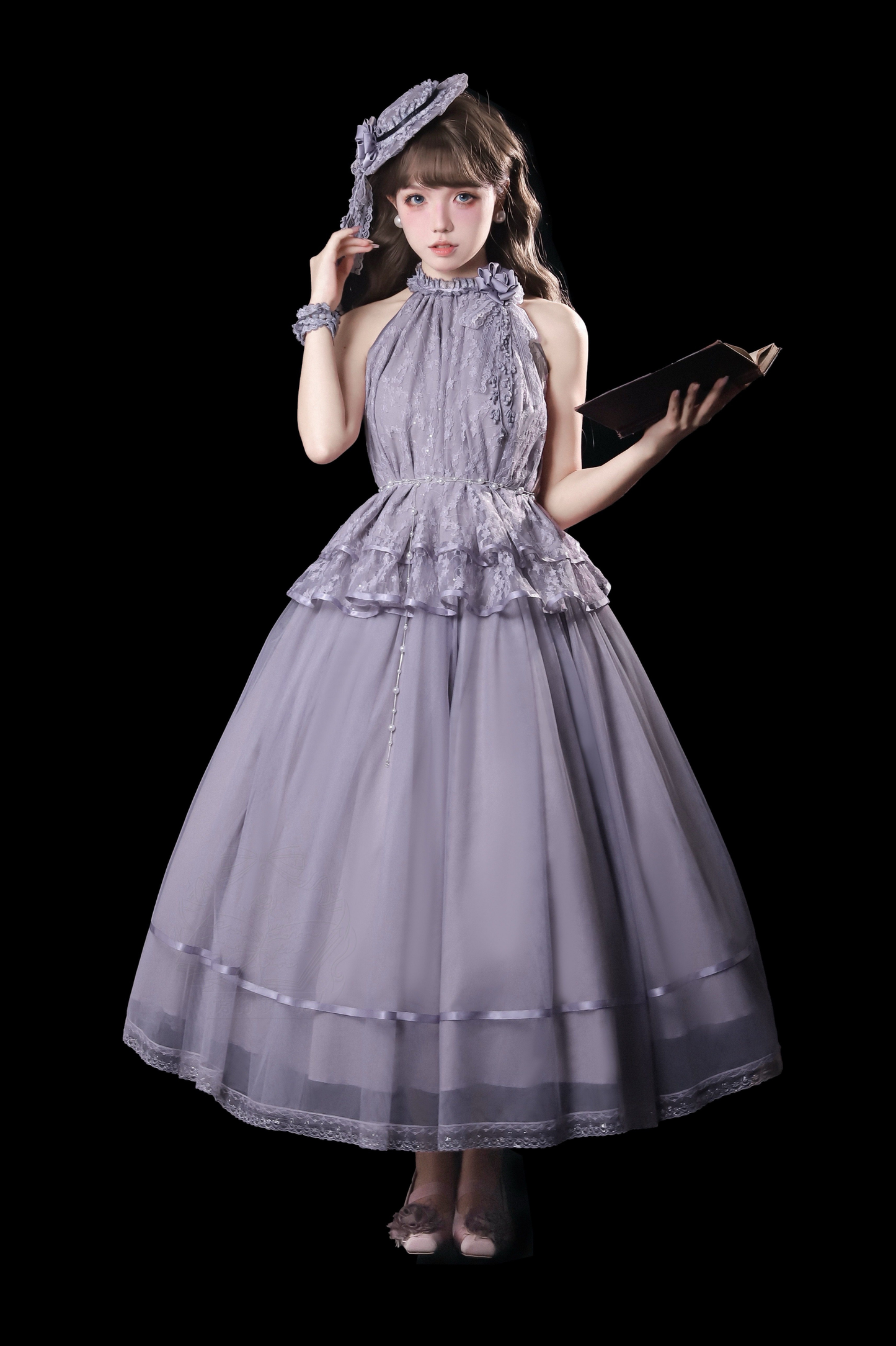 [Pre-order] Retro Elegant Inner + Top + Skirt + Accessories