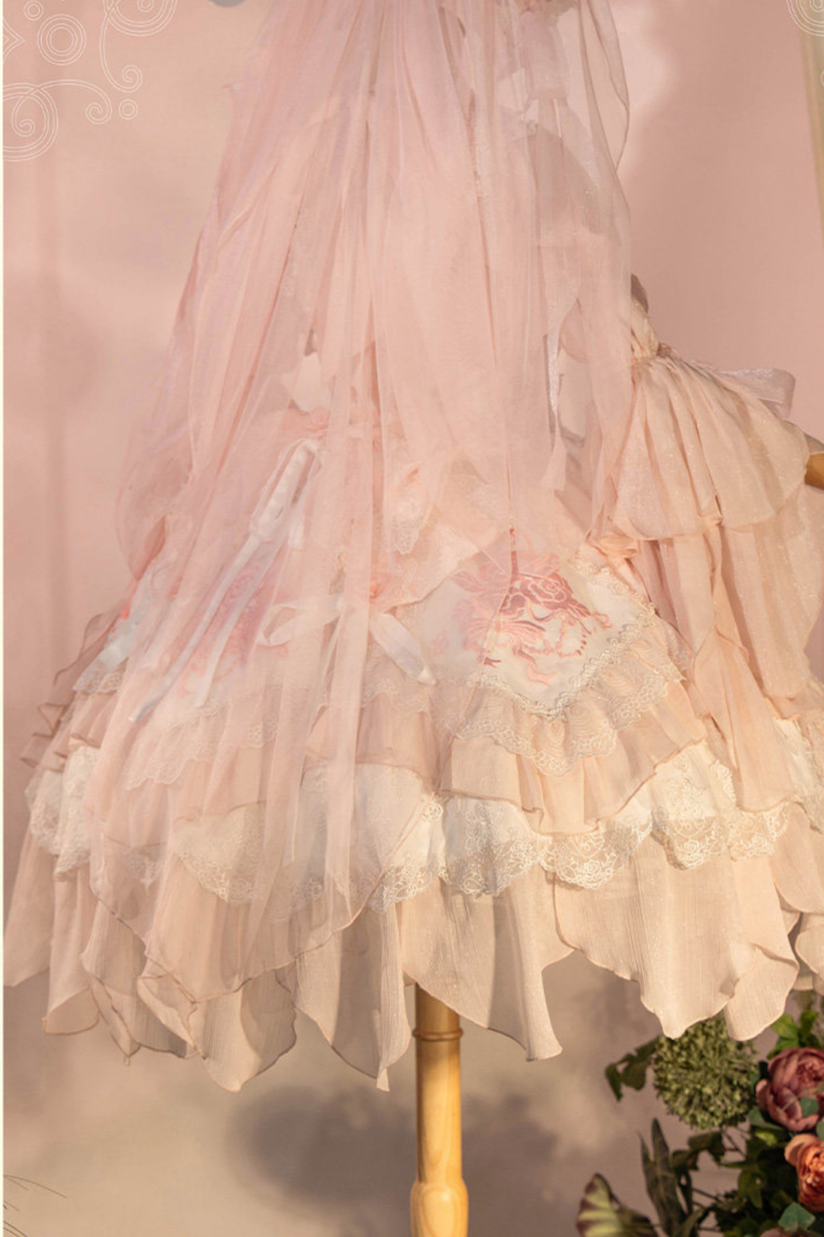 Fairy Princess Lolita Jumper Skirt + Hair Accessories + Sleeves
