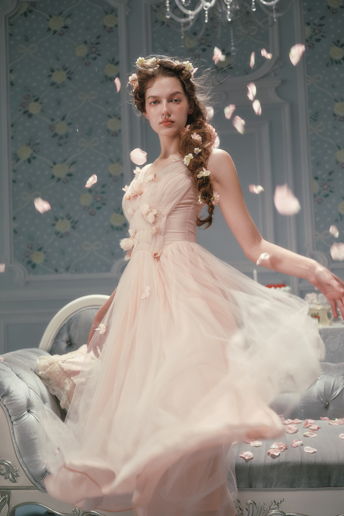 Romantic French Lace Dress