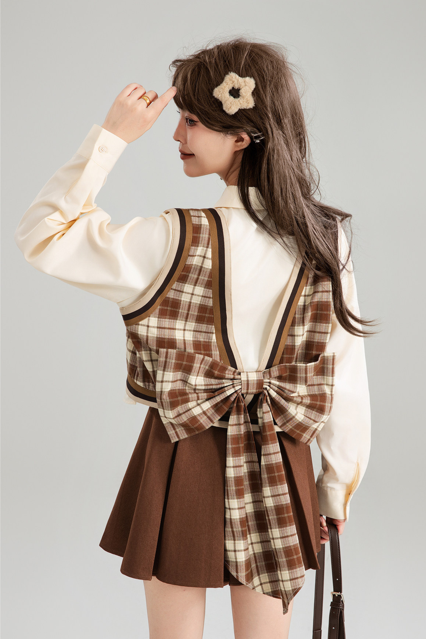 American Vintage Check Top + Skirt
