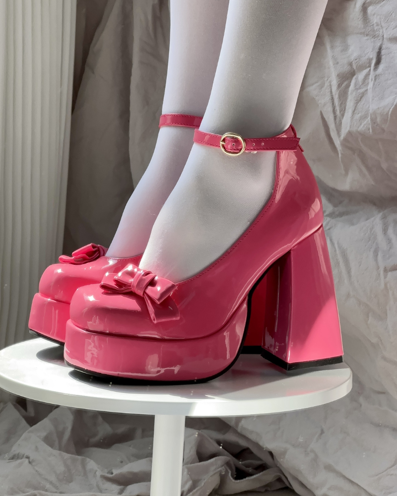 High Heel Mary Jane Kawaii Coquette Shoes