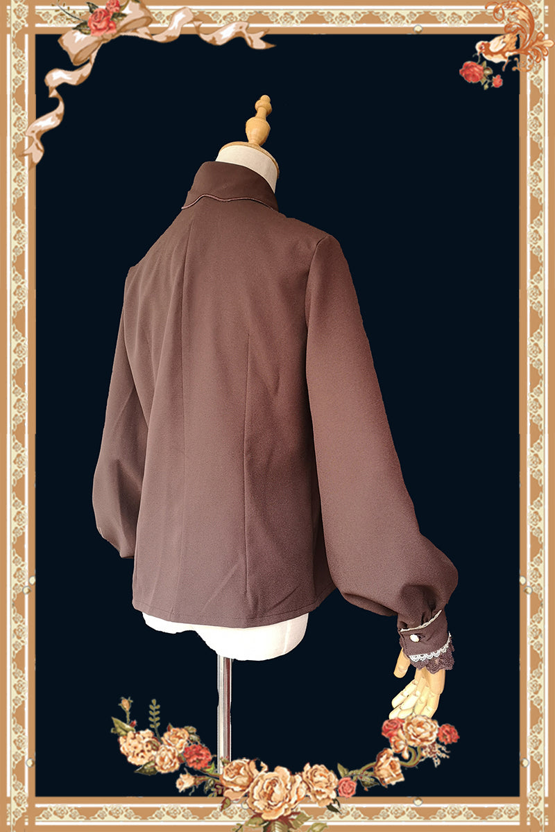 Elegant Embroidery Lapel Lolita Blouse