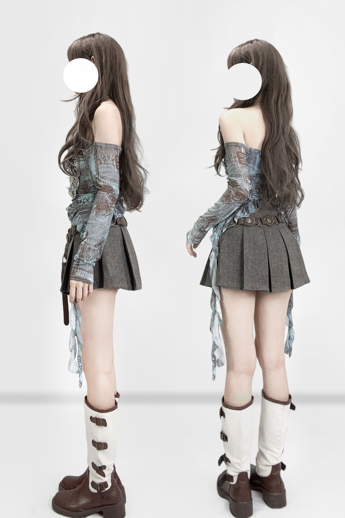 Miraid Butterfly Sheer Top