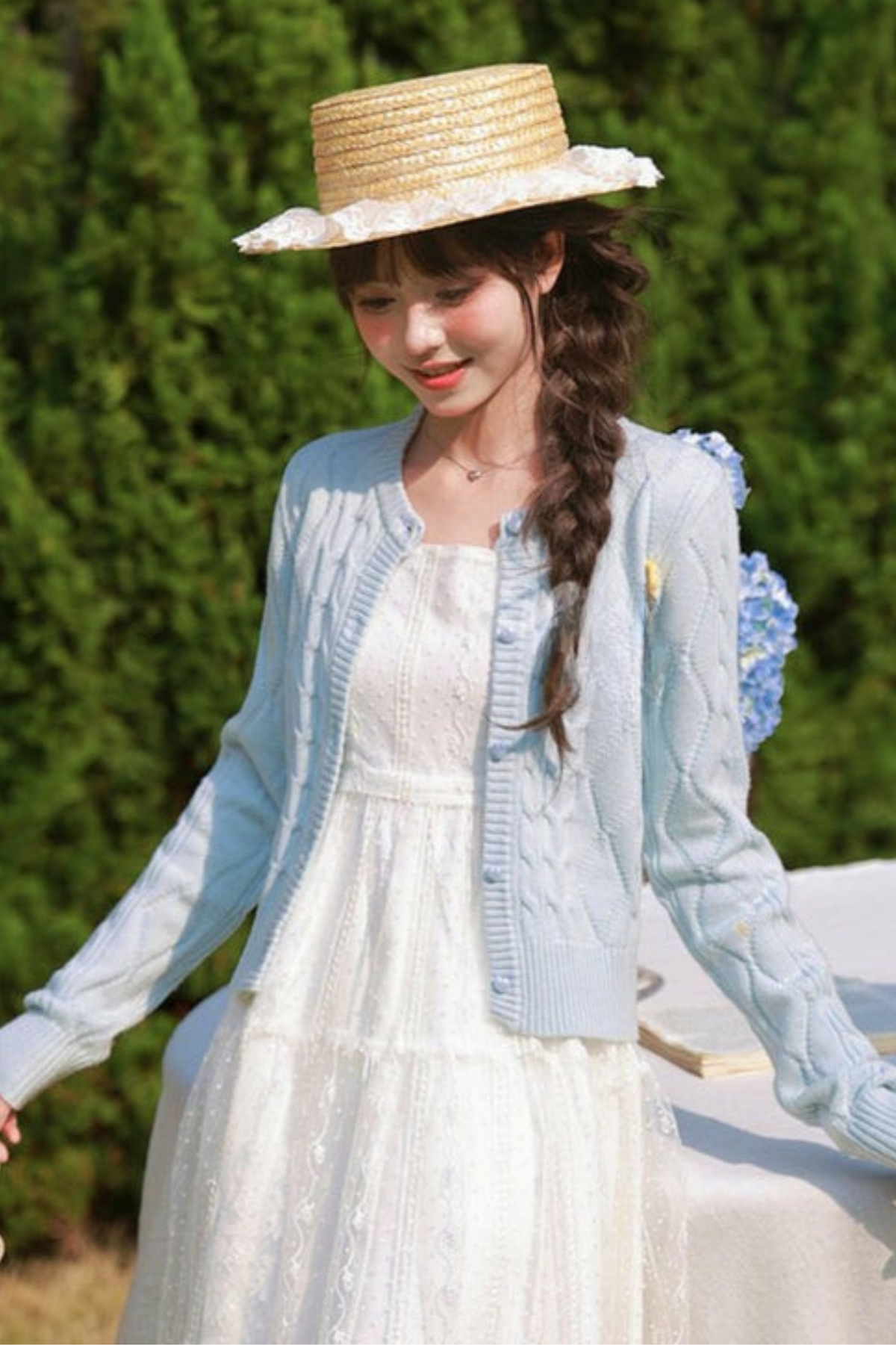 Sweet Retro Knit Cardigan