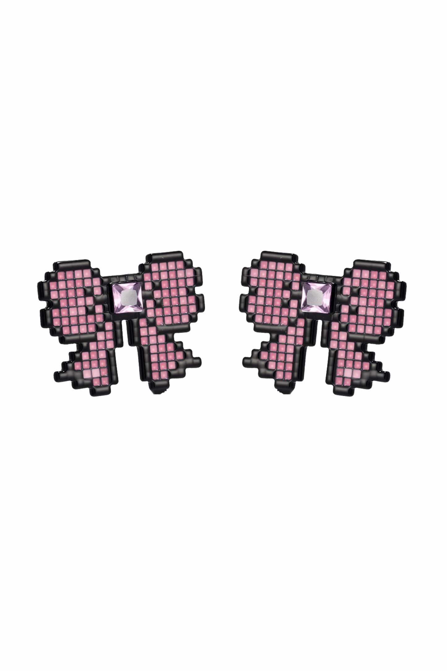 Pixel Bow Earrings
