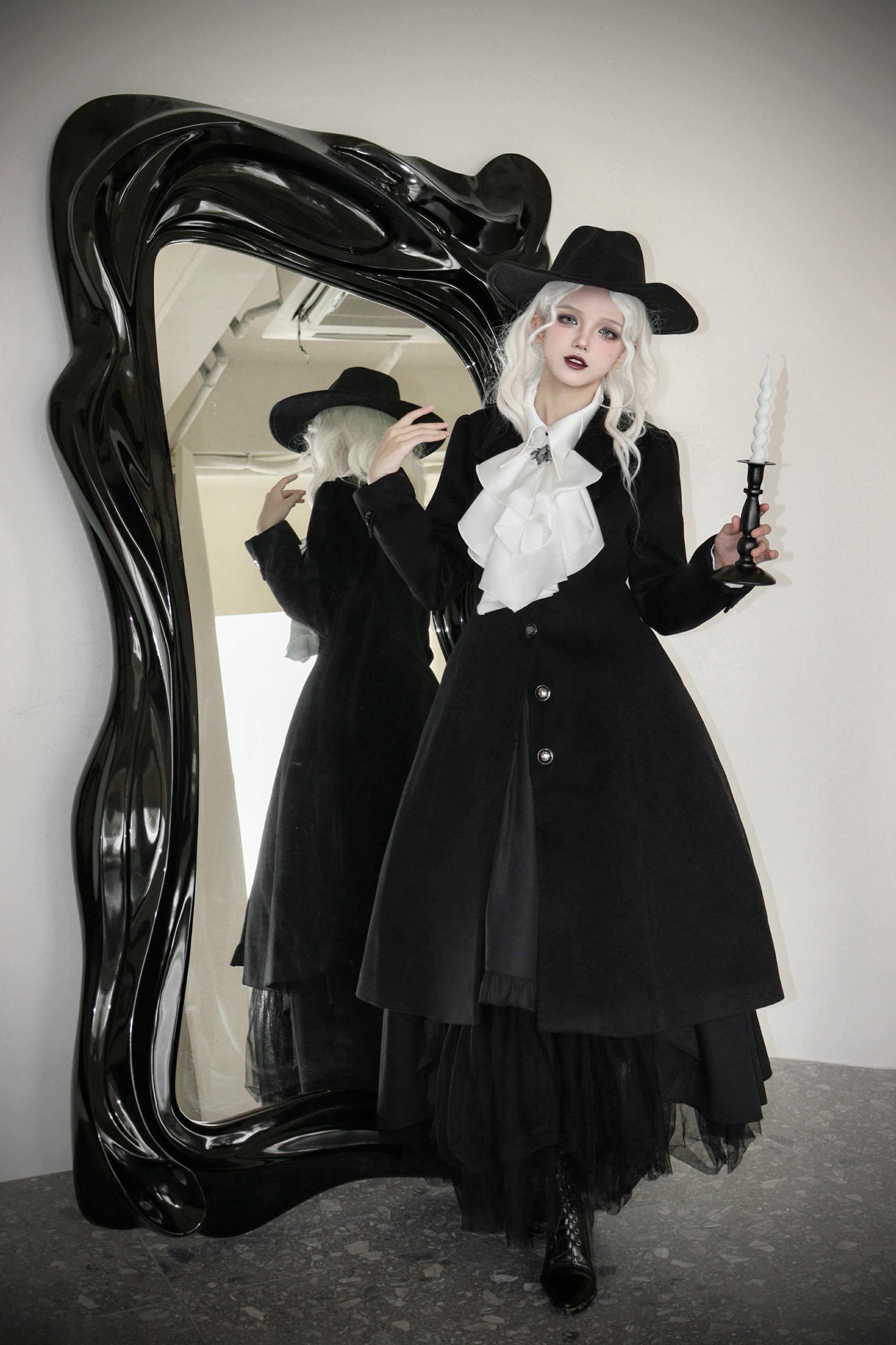 Gothic Wool Coat Suit