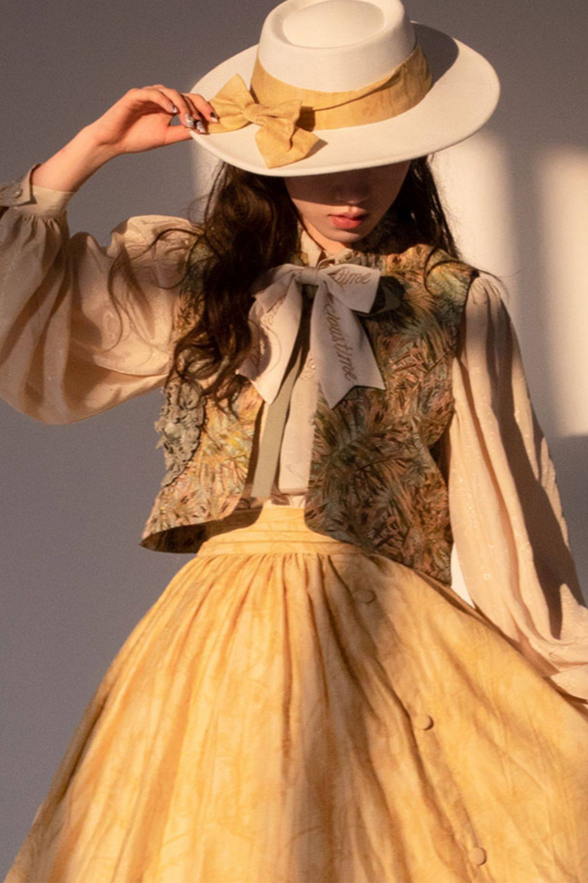 Golden Years Jacquard Dress