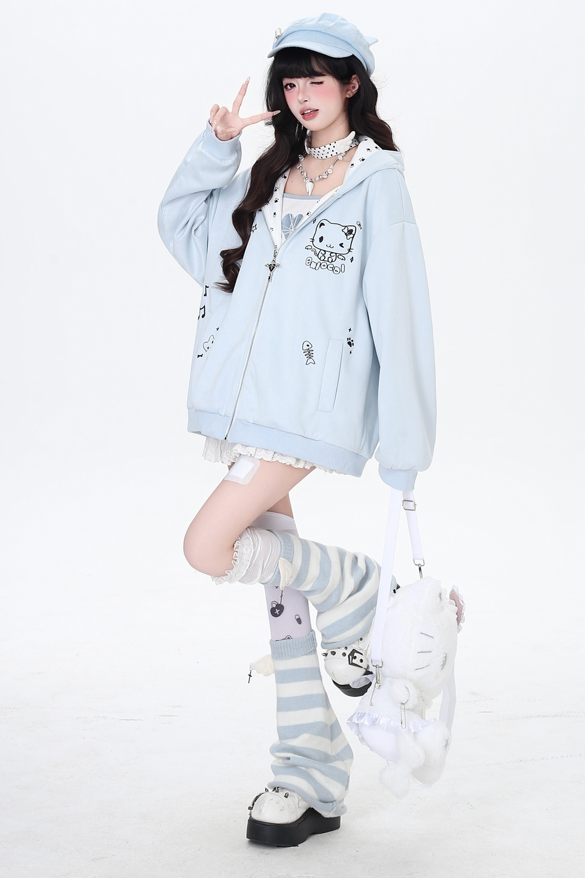 Subculture Cat Ear Hooded Jacket