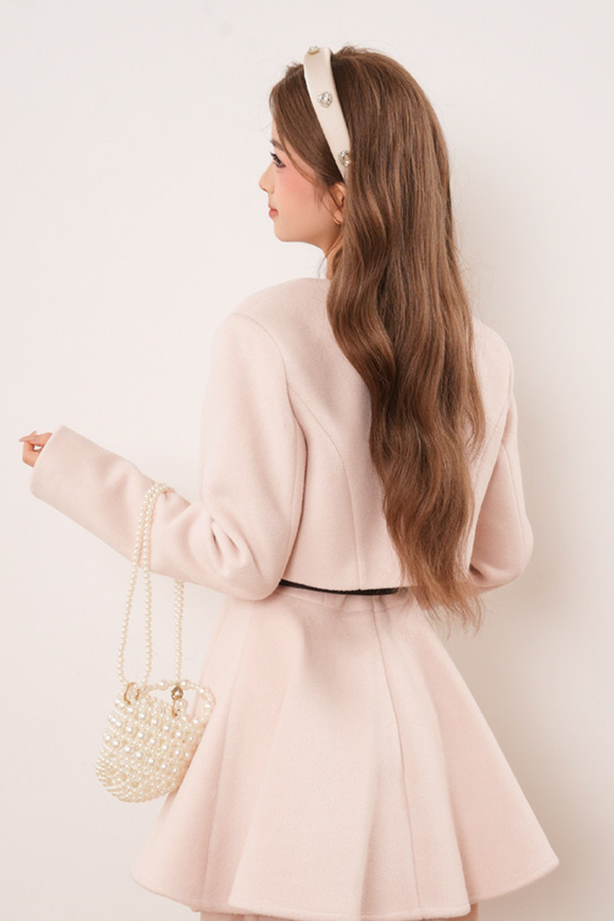 Pink Chanel-Inspired Coat Set