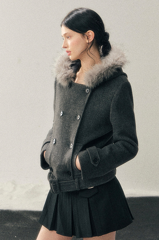 French Hepburn Fur Jacket + Skirt Jacket