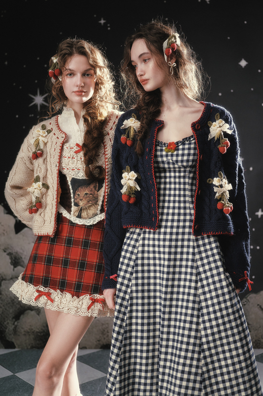 Lace Crochet Retro Cardigan