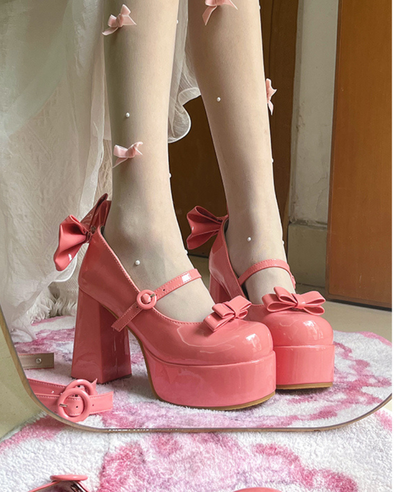 Fairy Lolita High Heel Platform Shoes Coquette Shoes