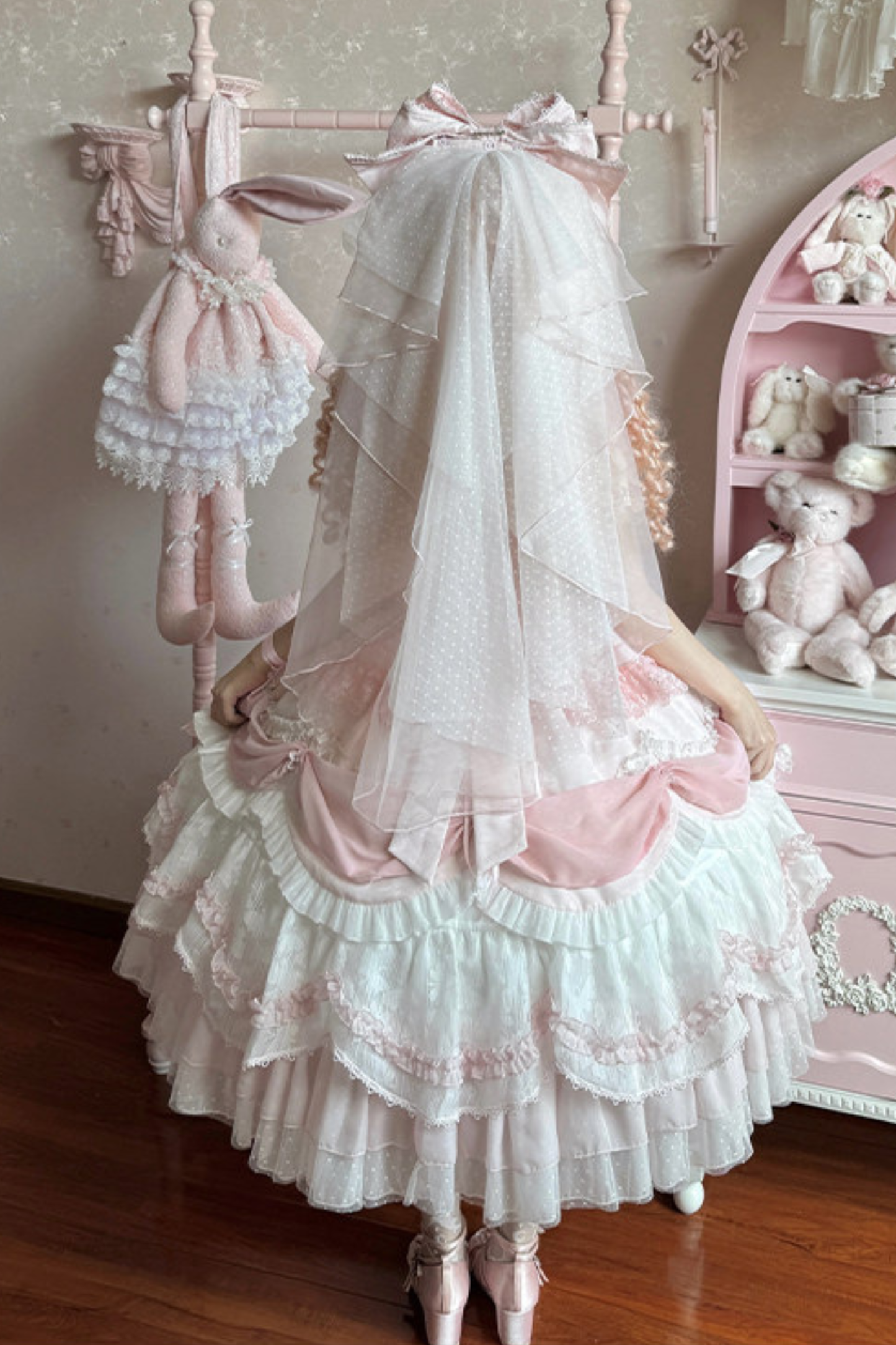 Pink Satin Sweetheart Dress