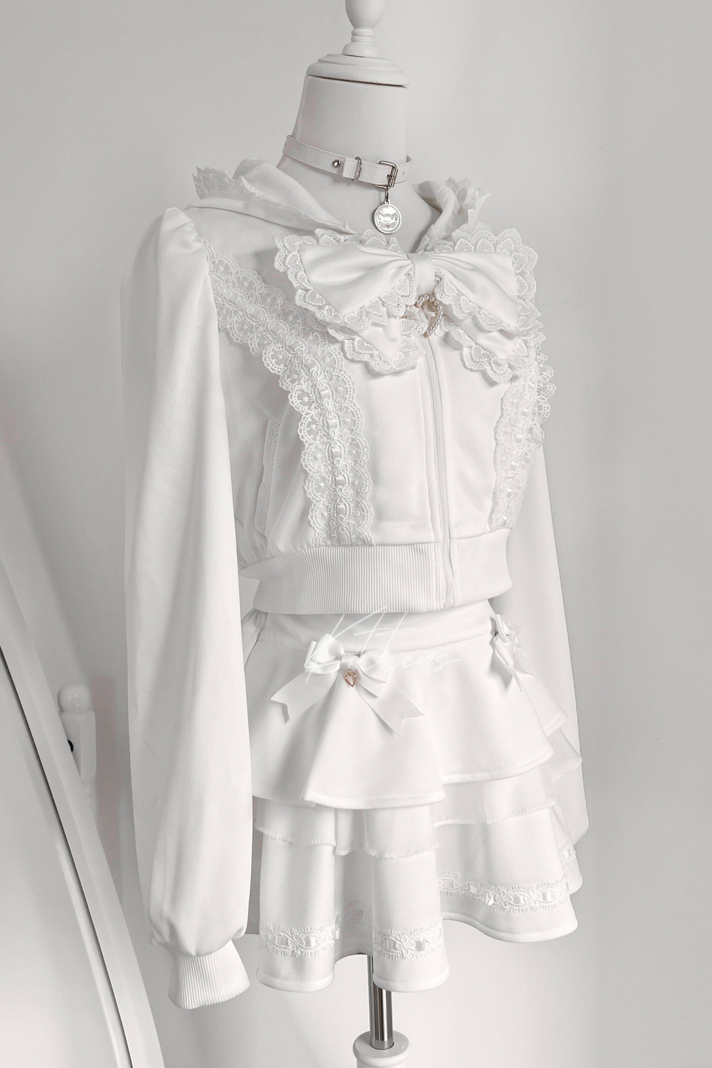 Black and White Sportswear Skirt